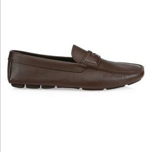 PRADA Leather Penny Driving Loafers Mens Sz 10.5
